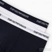 Quần lót nam Emporio Armani Essentials Stretch Cotton Boxer Brief 2-pack White/Marine